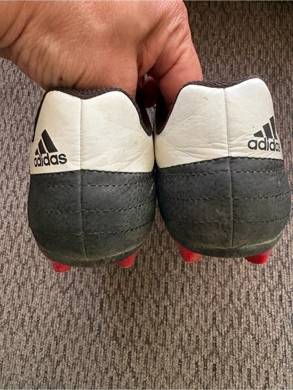 Adidas Goletto VI FG Soccer Cleats Black/Red Men’s 6
